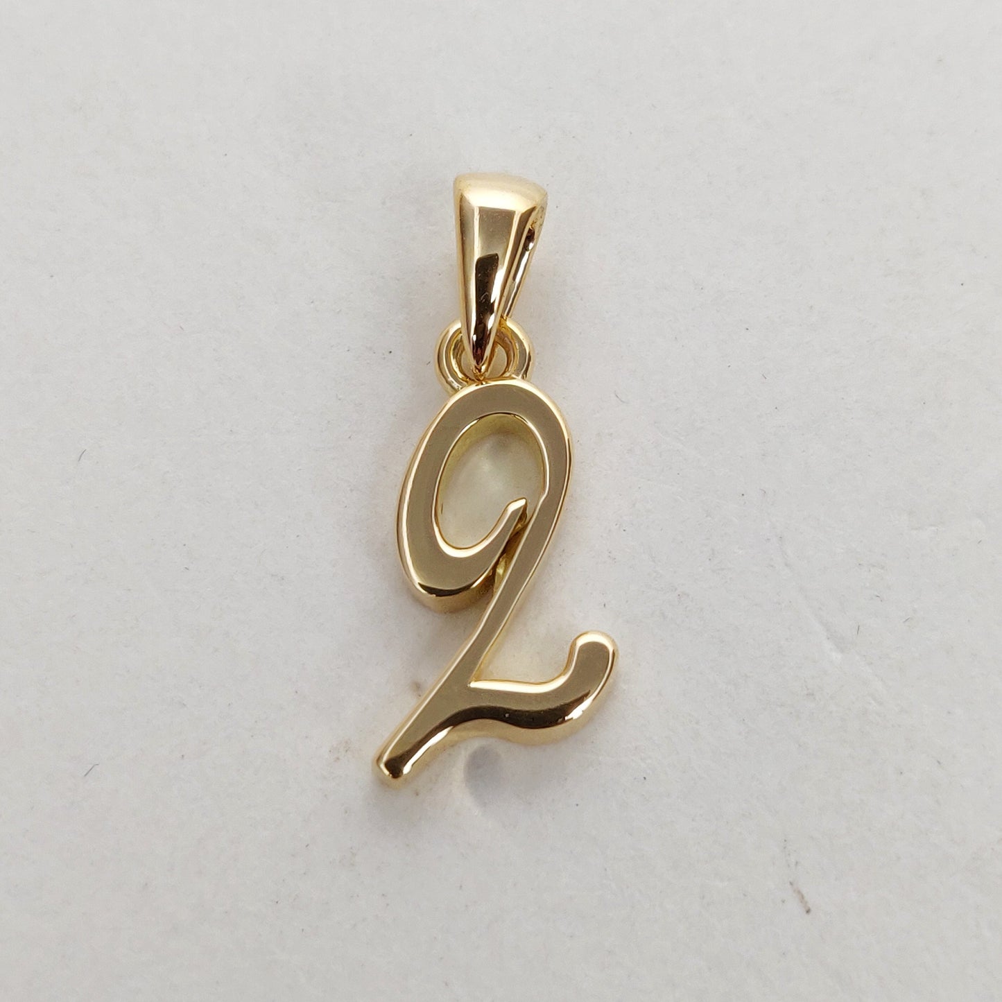 14K Solid Gold Charm Number 2 Pendant, 2 Number Pendant Necklace, Numerical  Pendant, Solid 14K Gold Pendant, Christmas Gift, Dainty Pendant