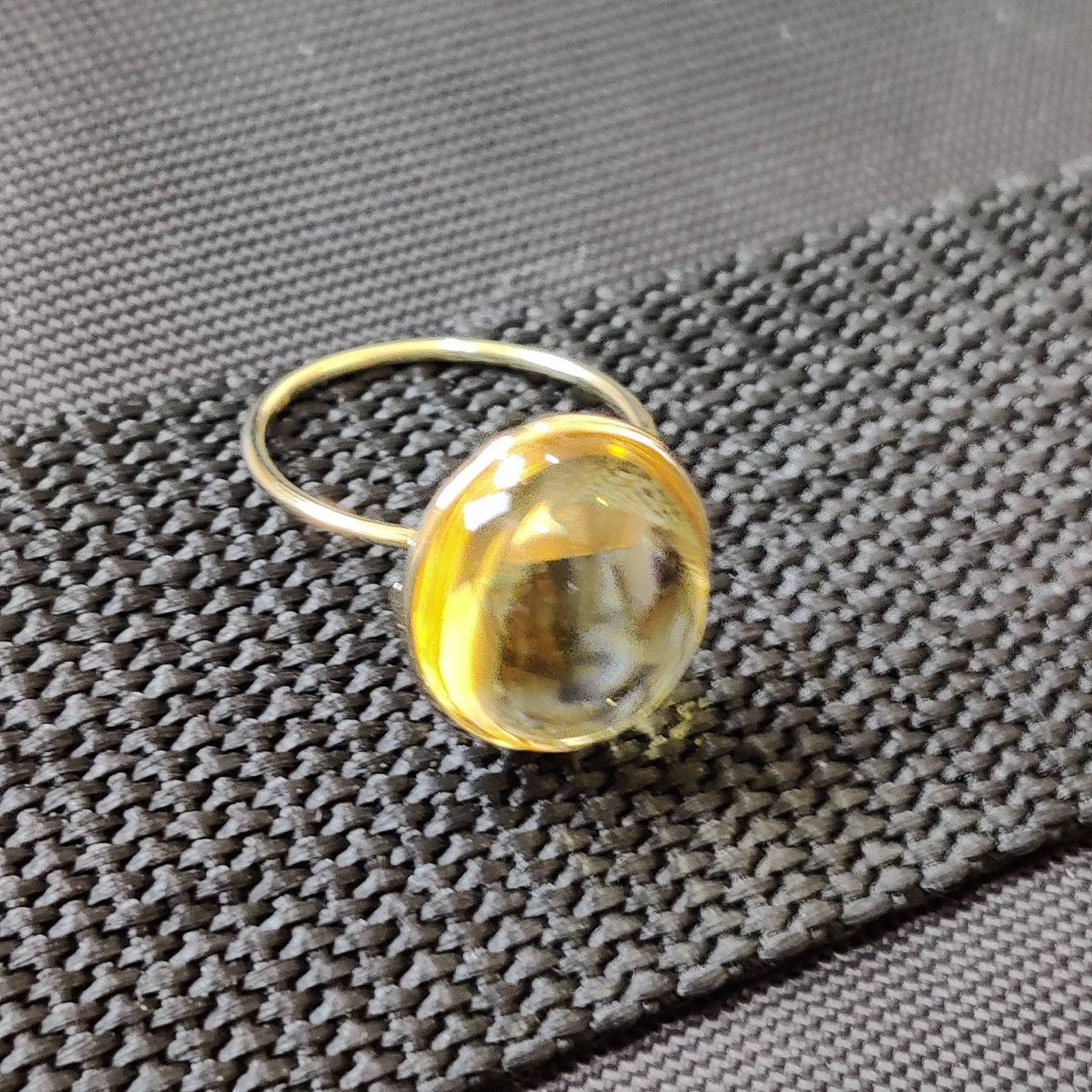 Natural Citrine Ring, 14K Solid Yellow Gold Citrine Ring, November Birthstone Ring, Bezel Ring, Oval Ring, Christmas Gift, Citrine Jewelry