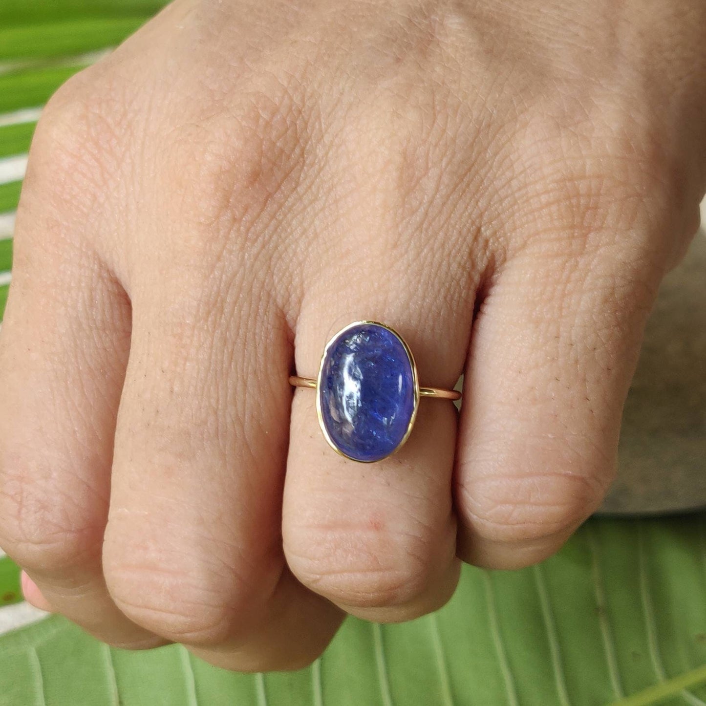 Natural Tanzanite Ring, 14K Solid Gold Ring, 14k Gold Tanzanite Ring, December Birthstone Ring, Tanzanite Jewelry, Christmas Gift