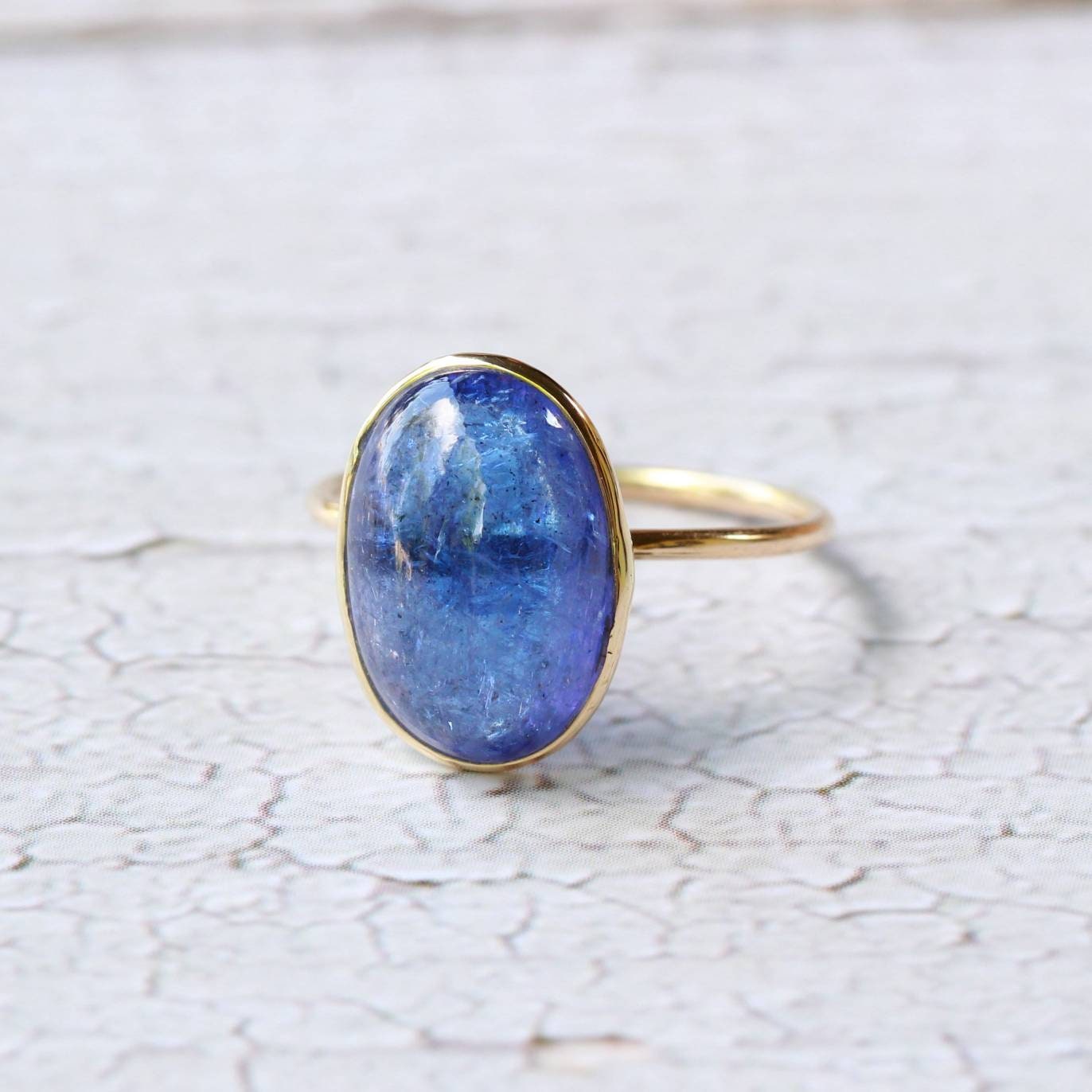 Natural Tanzanite Ring, 14K Solid Gold Ring, 14k Gold Tanzanite Ring, December Birthstone Ring, Tanzanite Jewelry, Christmas Gift