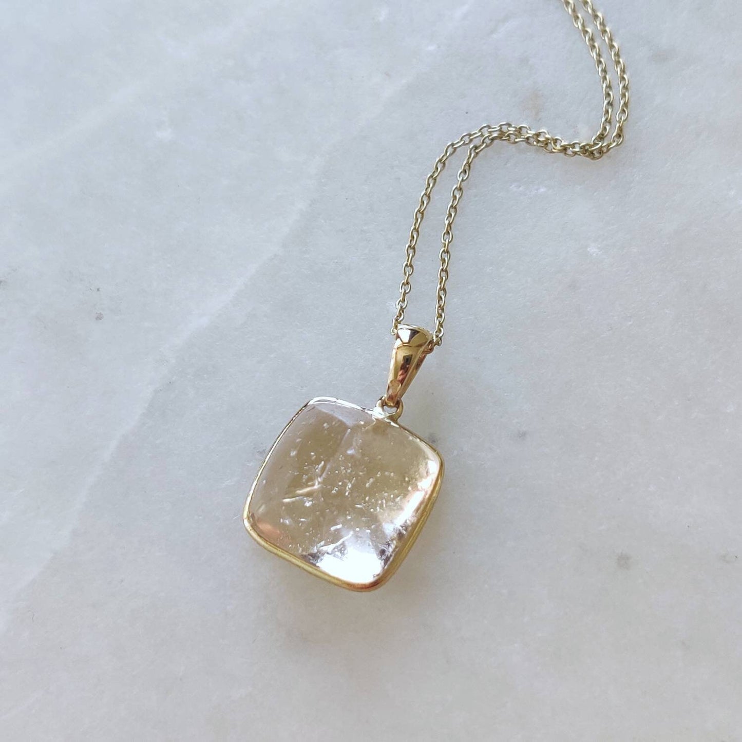 Natural Morganite Pendant, 14K Solid Gold Morganite Pendant, Solid Gold Pendant Necklace, November Birthstone, Christmas Gift, Bezel Pendant