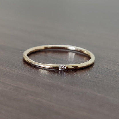 Natural Diamond Ring, 14K Solid Gold Ring, 14k Gold Diamond Ring, April Birthstone, Gift For Her, Engagement Dainty Ring, Anniversary Ring