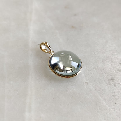 Natural Aquamarine Pendant, 14K Solid Gold Aquamarine Pendant, Solid Gold Pendant Necklace, March Birthstone, Birthday Gift, Gift For Her