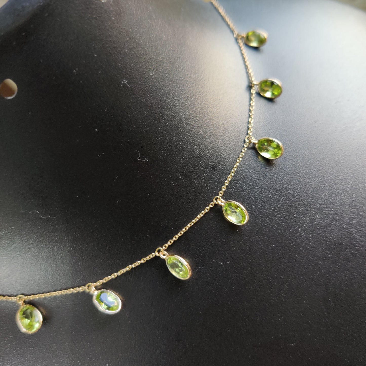 Natural Peridot Bracelet, 14K Yellow Gold Peridot Bracelet, Chain Bracelet, Dainty Gemstone Bracelet, August Birthstone,Gold Bracelets