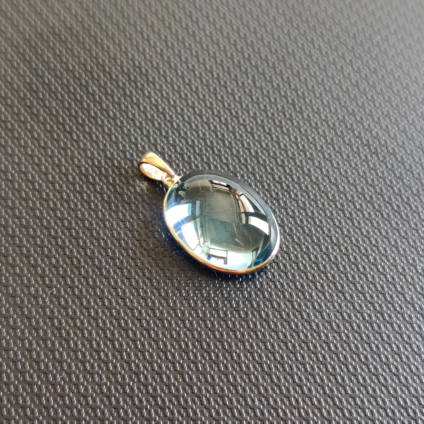 Natural Sky Blue Topaz Pendant, 14K Solid Gold Sky Blue Topaz Pendant, Solid Gold Pendant Necklace, December Birthstone, Christmas Gift