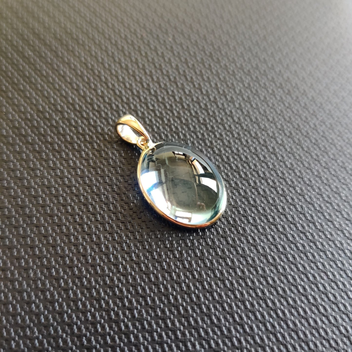 Natural Sky Blue Topaz Pendant, 14K Solid Yellow Gold Blue Topaz Pendant, Bezel Pendant, December Birthstone, Christmas Gift, Topaz Jewelry