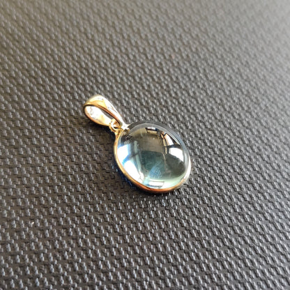 Natural Sky Blue Topaz Pendant, 14K Solid Yellow Gold Sky Blue Topaz Pendant, Bezel Pendant, December Birthstone, Christmas Present