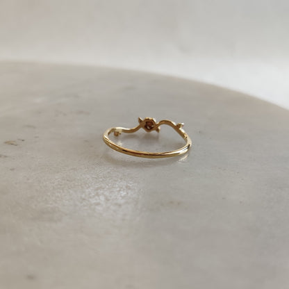 Natural Ruby Ring, 14K Solid Gold Ring, 14k Gold Ruby Ring, July Birthstone, Christmas Gift, Dainty Ring, Statement Ring, Ruby Jewelry