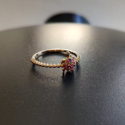 Natural Multi Sapphire Ring, 14K Solid Yellow Gold Ring, 14k Gold Multi Sapphire Ring, September Birthstone, Dainty Ring, Christmas Gift