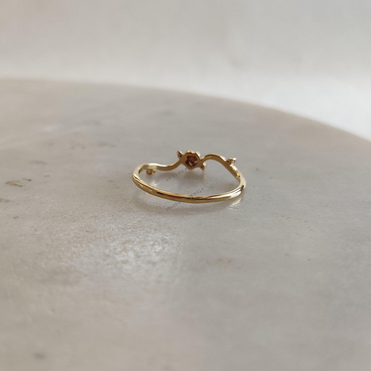 Natural Ruby 14K Solid Yellow Gold Ring, July Birthstone