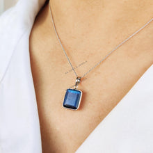 14K Solid White Gold Natural Rainbow Moonstone & Labradorite Peach Moonstone Bezel Pendant