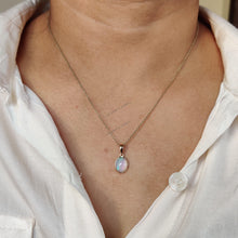 Natural Ethiopion Opal Pendant, 14K Solid Yellow Gold Pendant, October Birthstone