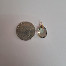 Natural Green Amethyst Pendant, 14K Solid Yellow Gold, Pear Briolette, February Birthstone