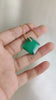 Natural Green Onyx Pendant, 14K Solid Yellow Gold Pendant, May Birthstone Pendant, Christmas Present