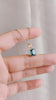 14K Solid Gold Natural London Blue Topaz Pendant - December Birthstone Jewelry